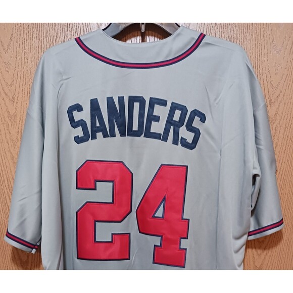 Deion Sanders (Mitch/Ness)-(Atlanta)-(Jersey)-(Grey)-(New Cond.)-(Size:XL)-$85 - Picture 9 of 15
